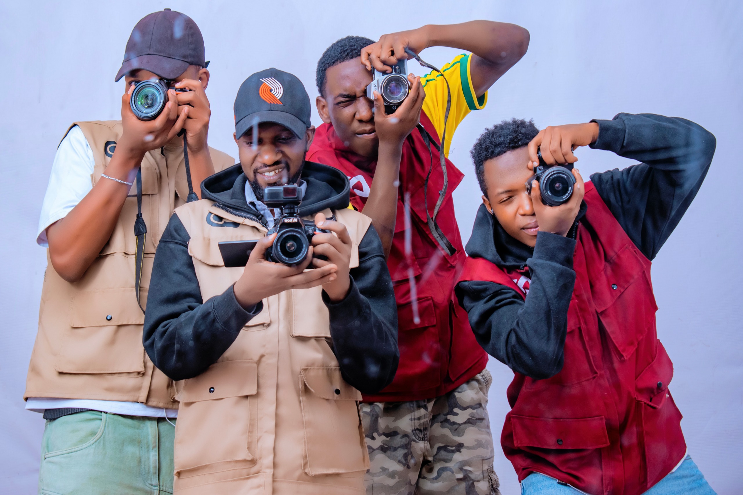 Unity Studio photography space in Gisenyi with seamless backdrop and lighting equipment